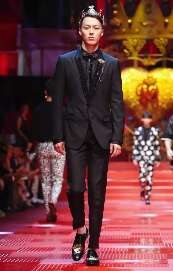 DOLCE & GABBANA පිරිමි ඇඳුම් වසන්ත 2018 MILAN12