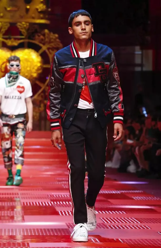 DOLCE & GABBANA පිරිමි ඇඳුම් වසන්ත 2018 MILAN13