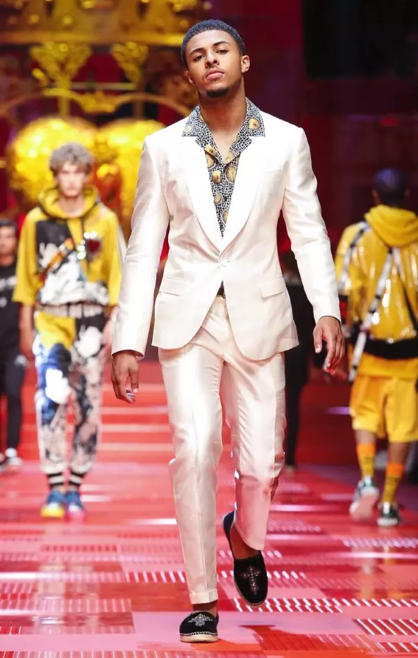 DOLCE & GABBANA MENSWEAR REBBIA SAJF 2018 MILAN18