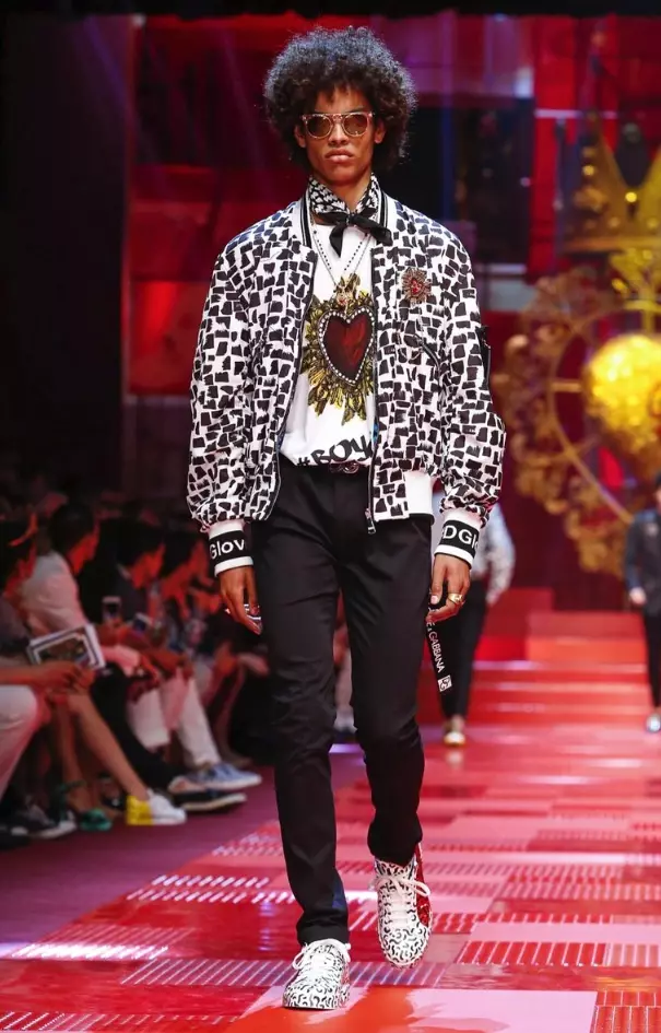 DOLCE & GABBANA පිරිමි ඇඳුම් වසන්ත 2018 MILAN22