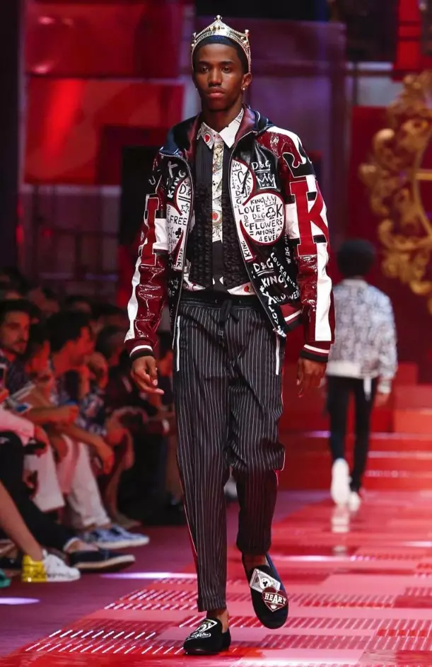 DOLCE & GABBANA MENSWEAR orisun omi ooru 2018 MILAN25