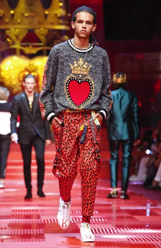 DOLCE & GABBANA පිරිමි ඇඳුම් වසන්ත 2018 MILAN26