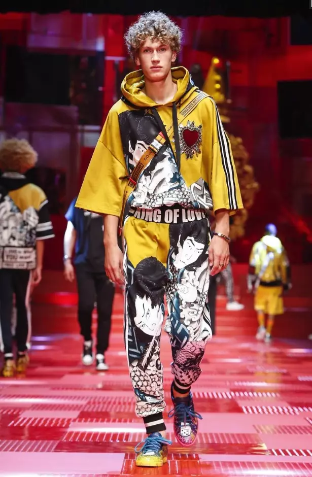 DOLCE & GABBANA පිරිමි ඇඳුම් වසන්ත 2018 MILAN27