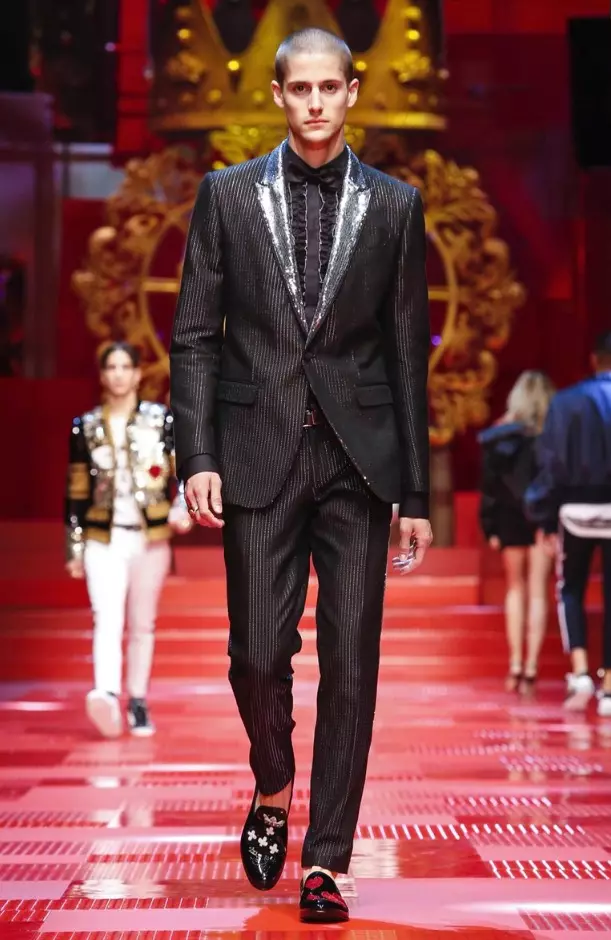 DOLCE & GABBANA MENSWEAR SPRING HLOBO 2018 MILAN3