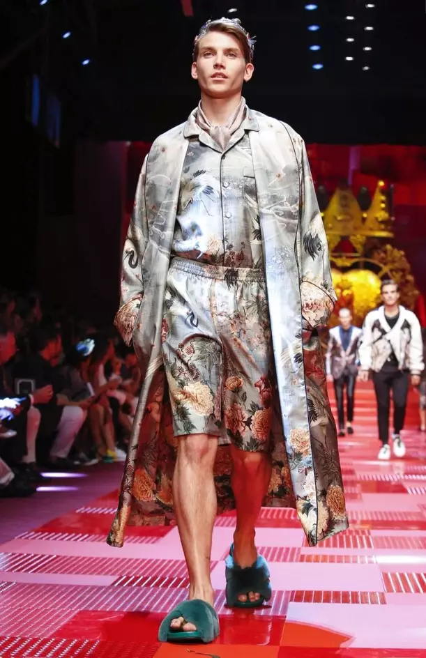 DOLCE & GABBANA MENSWEAR SPRING HLOBO 2018 MILAN31