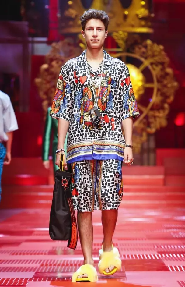 DOLCE & GABBANA MENSWEAR orisun omi ooru 2018 MILAN33