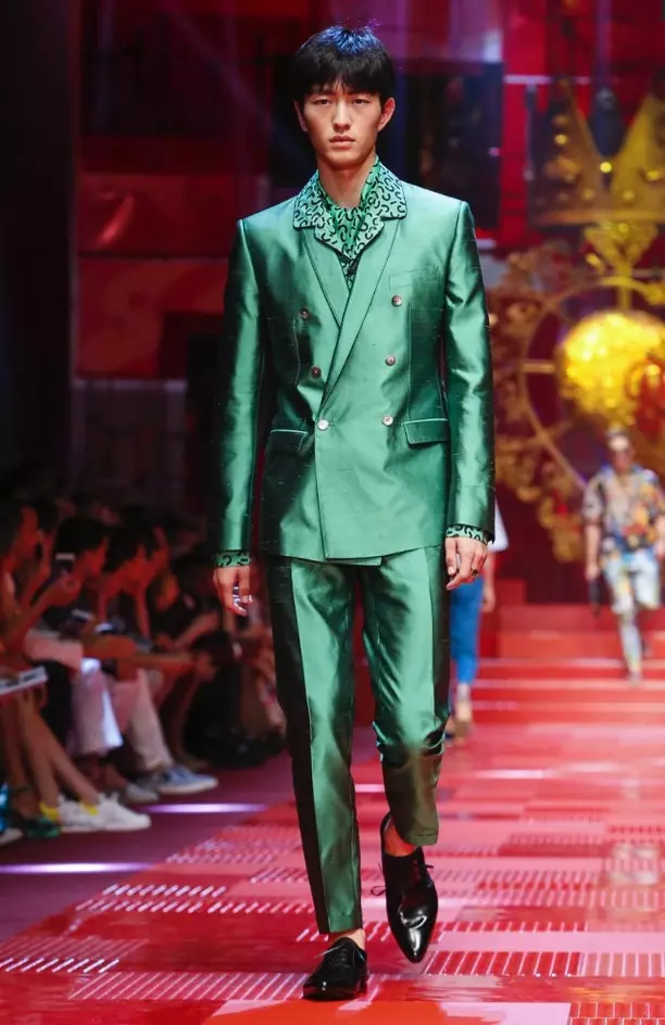 DOLCE & GABBANA HOMME PRINTEMPS ÉTÉ 2018 MILAN34