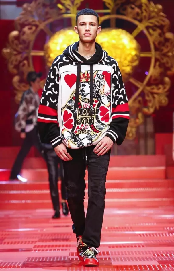 DOLCE & GABBANA HOMME PRINTEMPS ÉTÉ 2018 MILAN38