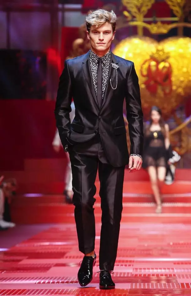 DOLCE & GABBANA පිරිමි ඇඳුම් වසන්ත 2018 MILAN39