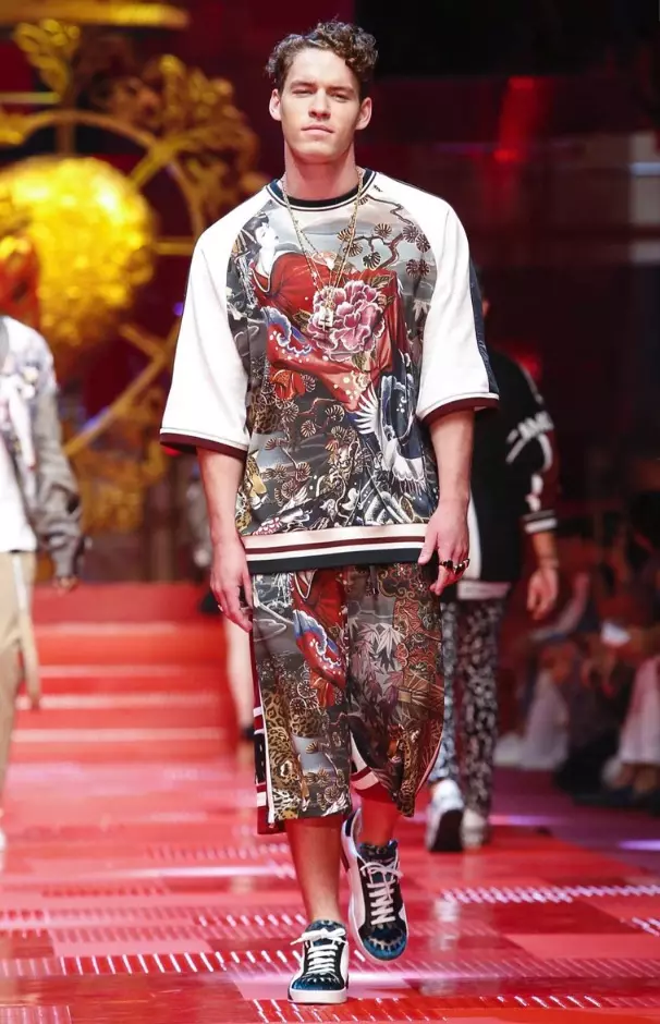 DOLCE & GABBANA පිරිමි ඇඳුම් වසන්ත ගිම්හාන 2018 MILAN4