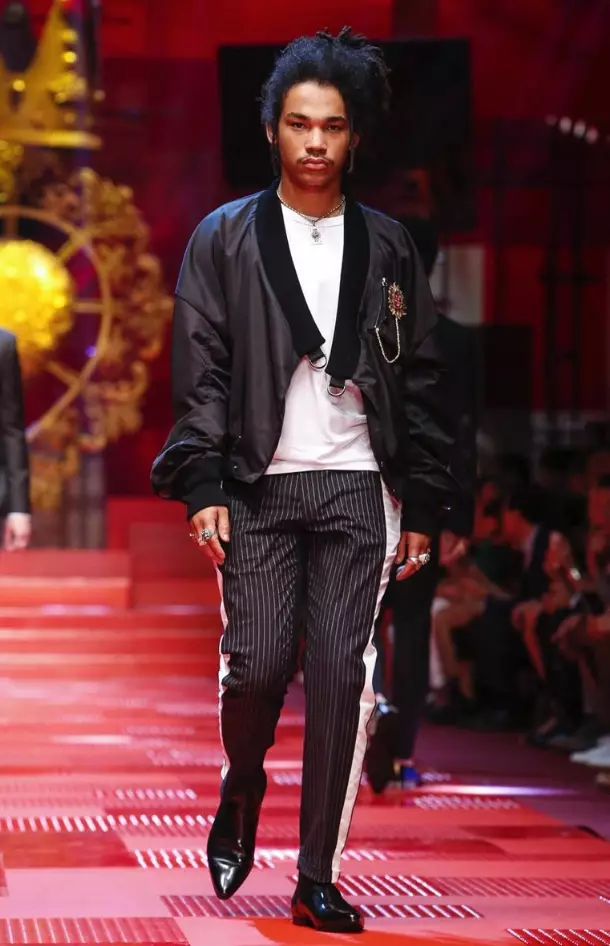 DOLCE & GABBANA පිරිමි ඇඳුම් වසන්ත 2018 MILAN42