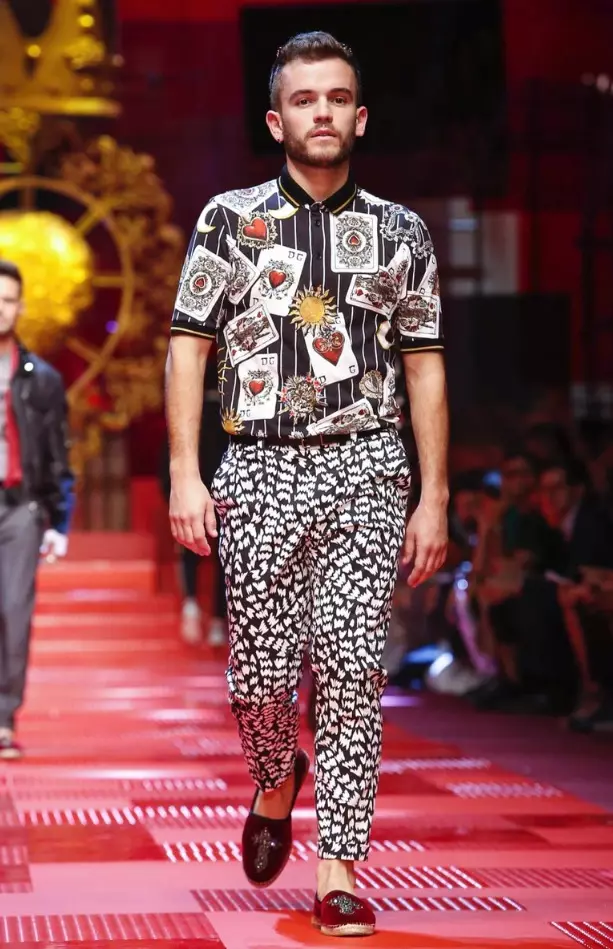 DOLCE & GABBANA HOMME PRINTEMPS ÉTÉ 2018 MILAN45