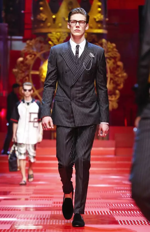 DOLCE & GABBANA MENSWEAR SPRING HLOBO 2018 MILAN53