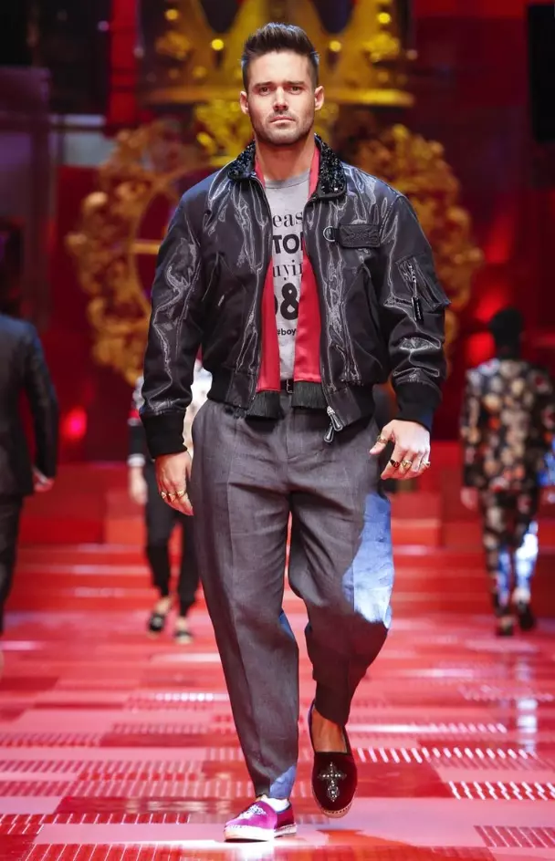 DOLCE & GABBANA HOMME PRINTEMPS ÉTÉ 2018 MILAN56