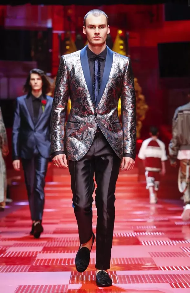 DOLCE & GABBANA පිරිමි ඇඳුම් වසන්ත 2018 MILAN59