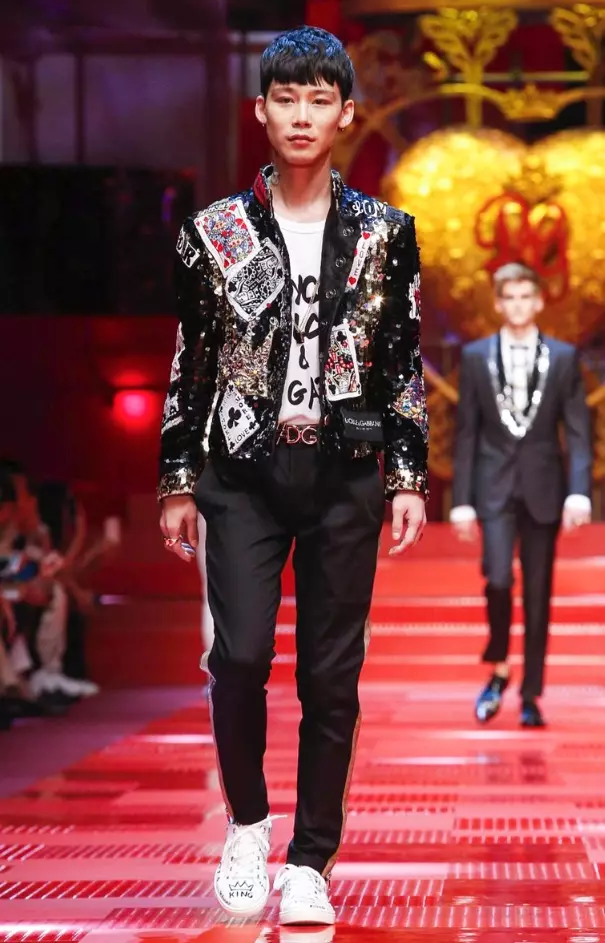 DOLCE & GABBANA MENSWEAR ZVAKAITIKA 2018 MILAN60