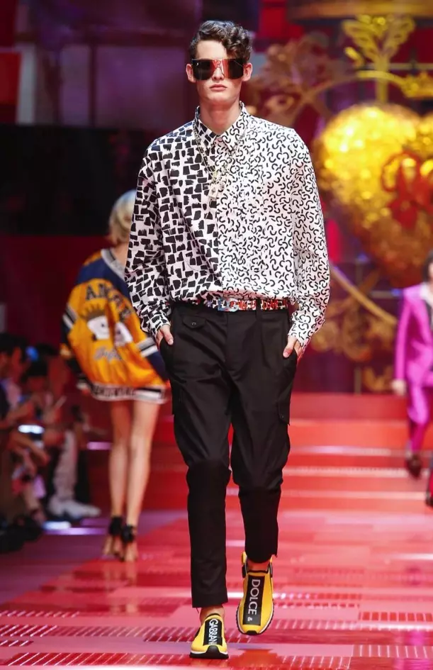 DOLCE & GABBANA පිරිමි ඇඳුම් වසන්ත 2018 MILAN72