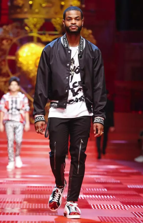 DOLCE & GABBANA පිරිමි ඇඳුම් වසන්ත 2018 MILAN74