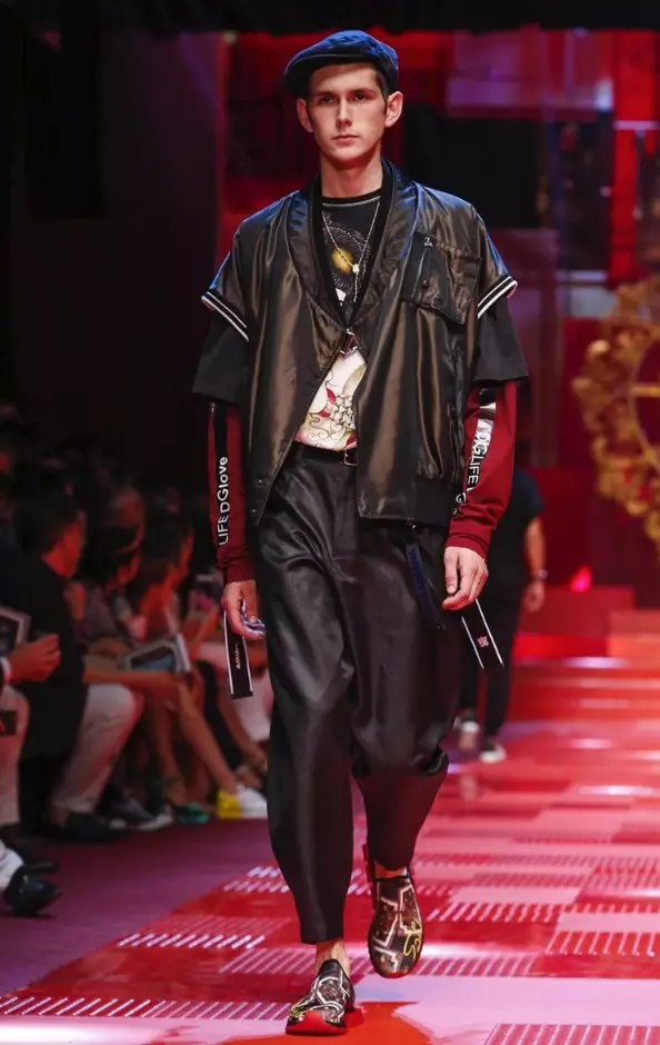 DOLCE & GABBANA HOMME PRINTEMPS ÉTÉ 2018 MILAN75