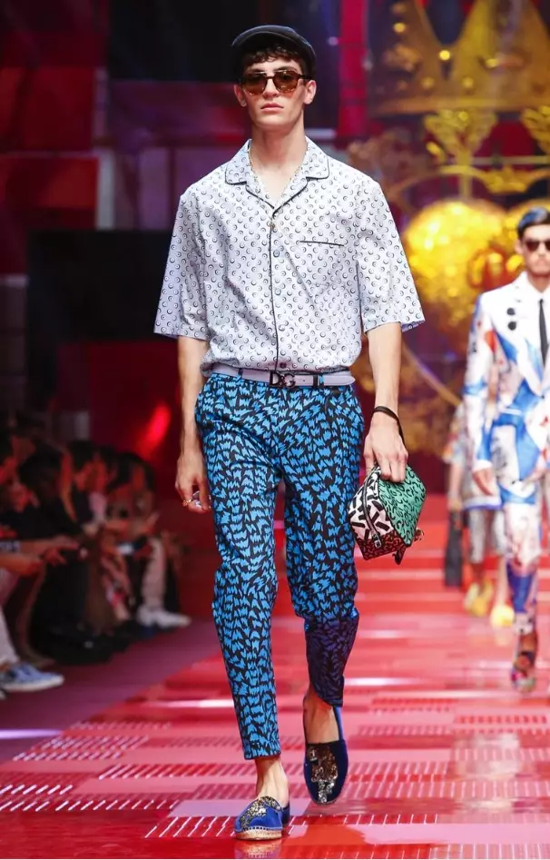 DOLCE & GABBANA MENSWEAR SPRING HLOBO 2018 MILAN81