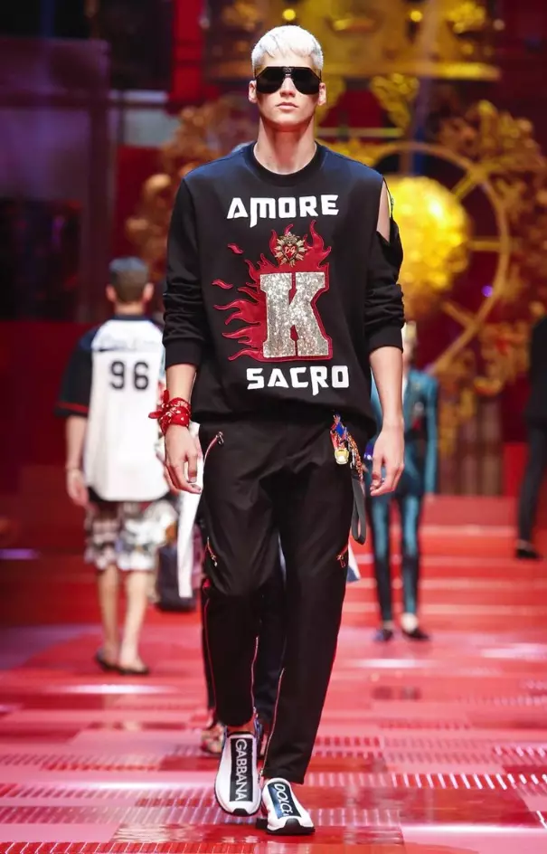 DOLCE & GABBANA පිරිමි ඇඳුම් වසන්ත 2018 MILAN83