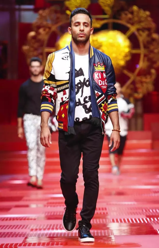 DOLCE & GABBANA HOMME PRINTEMPS ÉTÉ 2018 MILAN86