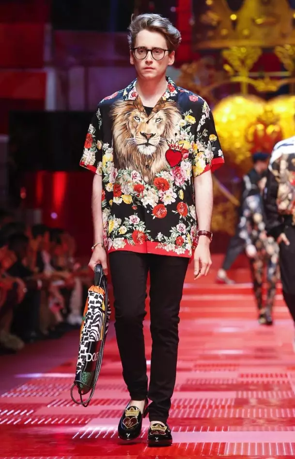 DOLCE & GABBANA පිරිමි ඇඳුම් වසන්ත 2018 MILAN9