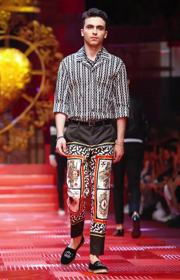 DOLCE & GABBANA MENSWEAR SPRING Summer 2018 MILAN96