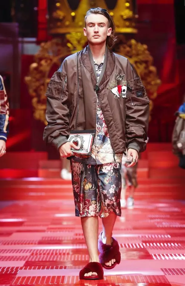 DOLCE & GABBANA පිරිමි ඇඳුම් වසන්ත 2018 MILAN97