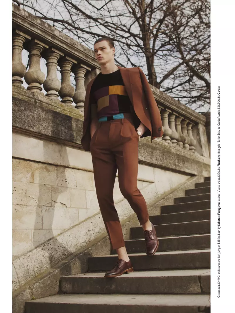 Es veu tan elegant en aquesta edició! La top model Filip Hrivnak posant sublim per a GQ Austràlia el maig de 2016, fotografiada pel fotògraf Romain Duquesne, estilista de Brad Homes i perfectament preparada per Nobu Fujiwara.