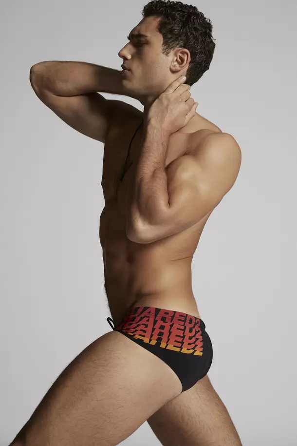 Ombre Logo Swim Briefs