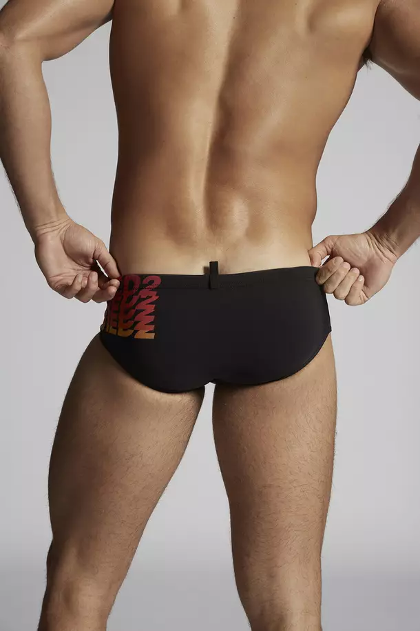 Ombre Logo Swim Briefs