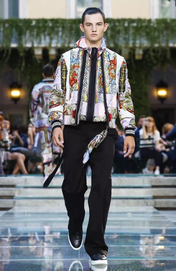 VERSACE BĂRBAȚI PRIMAVARĂ 2018 MILAN24