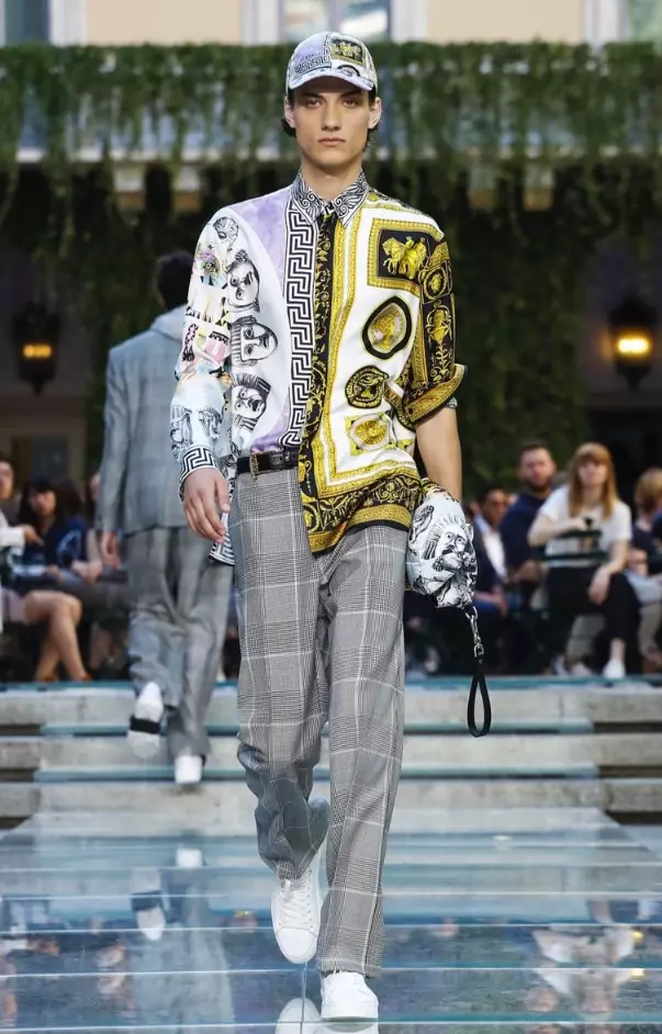 VERSACE MENSWEAR ฤดูใบไม้ผลิฤดูร้อน 2018 มิลาน35