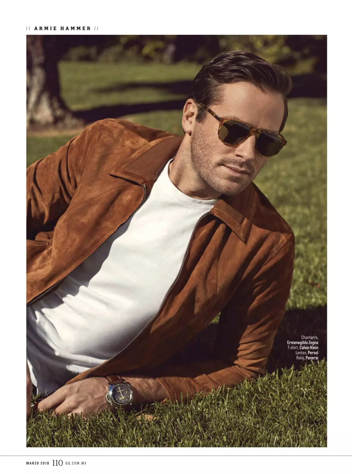 Armie Hammer ho an'ny GQ Mexico martsa 2018 5223_11