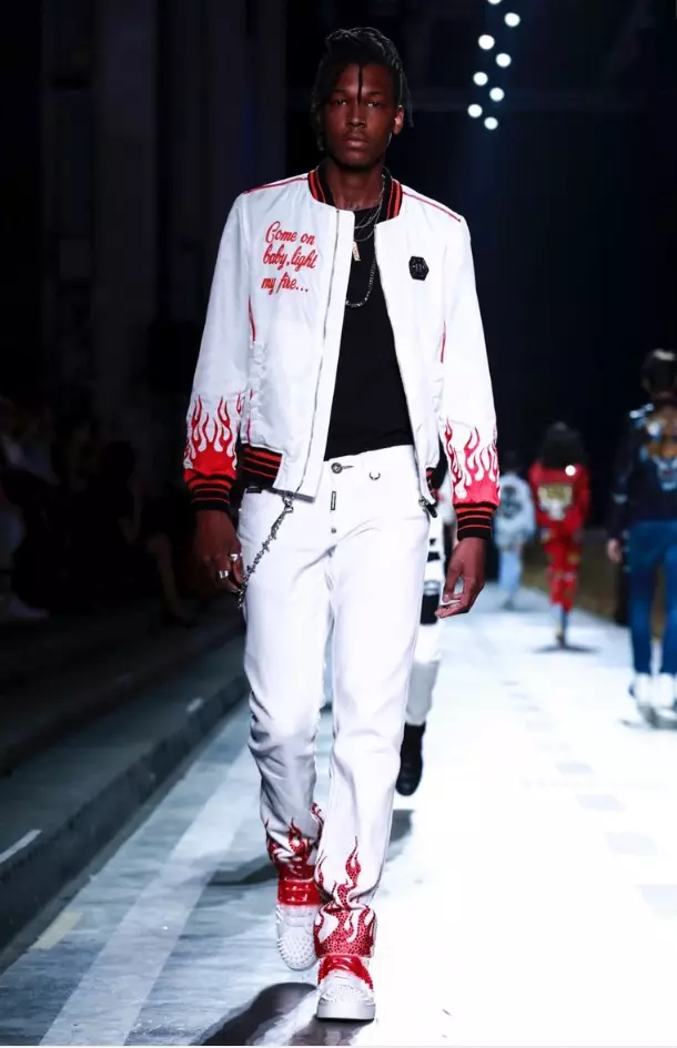 PHILIPP PLEIN MENSWEAR SPRING ETE 2018 MILAN1