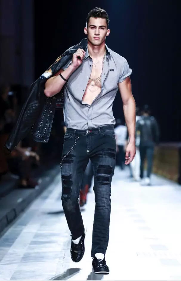 PHILIPP PLEIN MENSWEAR SPRING ETE 2018 MILAN10