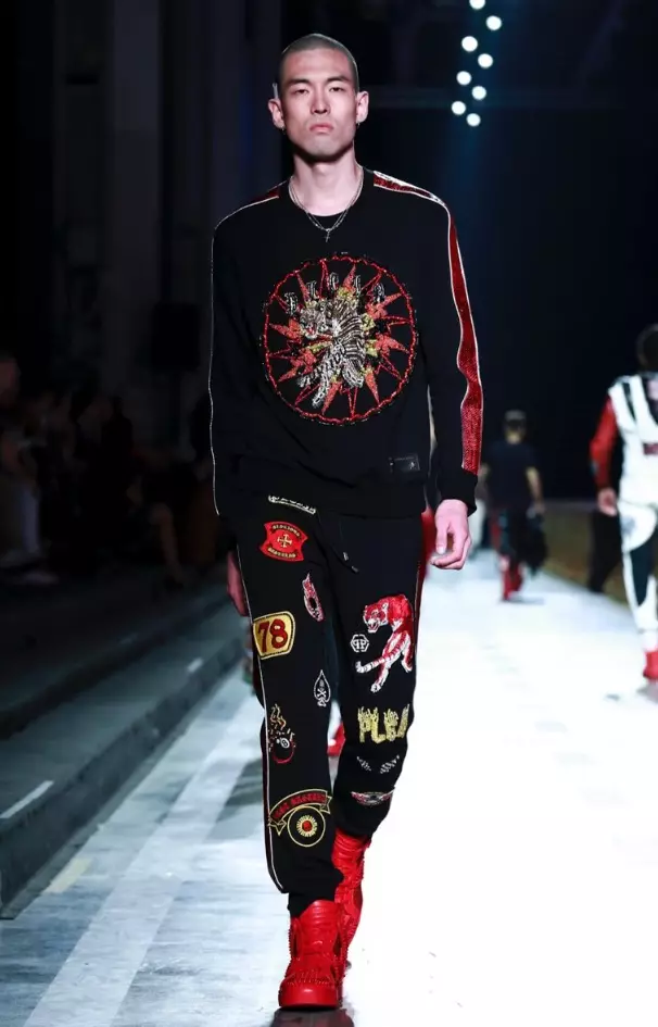 PHILIPP PLEIN පිරිමි ඇඳුම් වසන්ත 2018 ගිම්හානය MILAN52