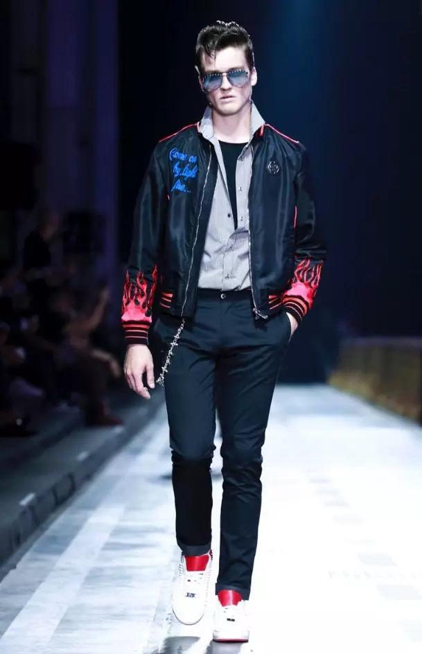 PHILIPP PLEIN MENSWEAR PRIMAVERA VERÃO 2018 MILÃO 57