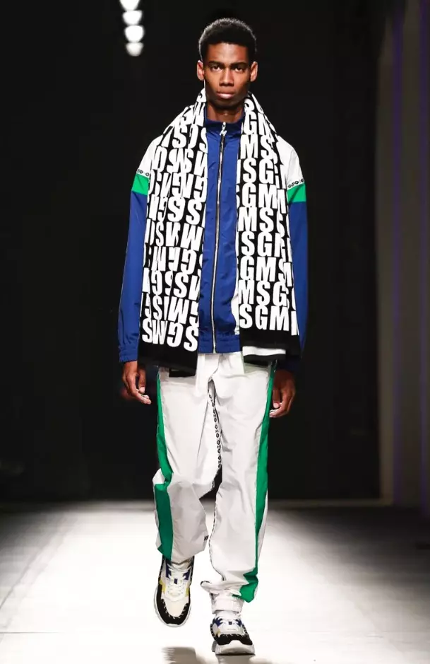 MSGM MOŠKA OBLAČILA POMLAD POLETJE 2018 MILANO11