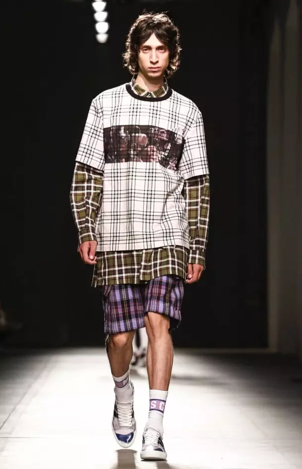 MSGM MENSWEAR Caij Nplooj Ntoos Hlav 2018 MILAN22