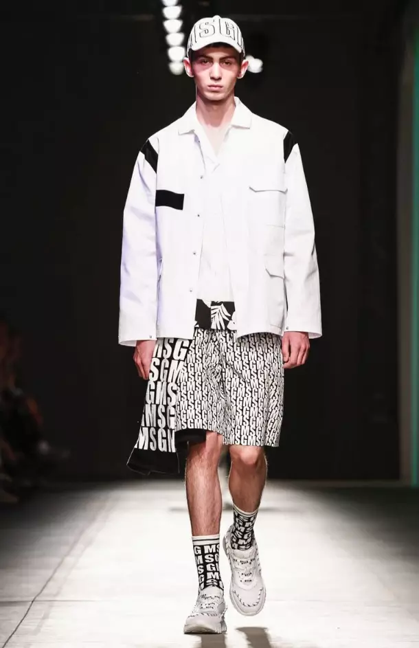 MSGM MENSWEAR ฤดูใบไม้ผลิฤดูร้อน 2018 มิลาน42