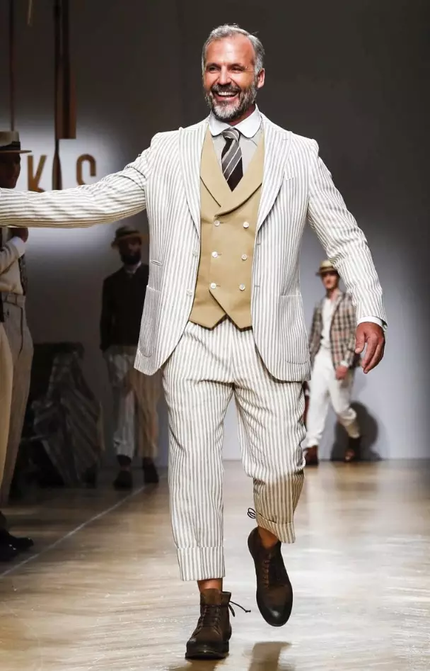 DAKS MENSWEAR orisun omi ooru 2018 MILAN30