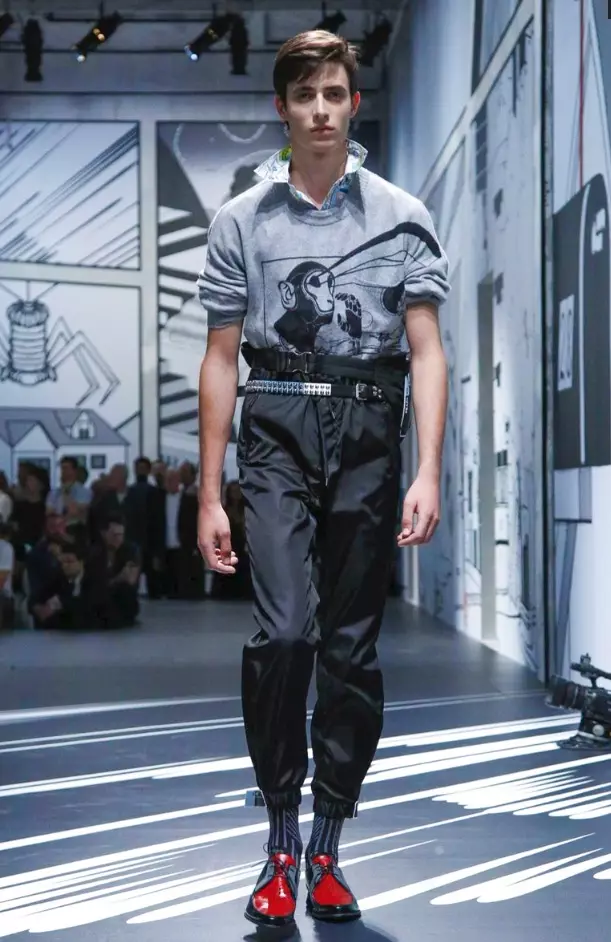 PRADA HERRKLÄDER VÅR SOMMAR 2018 MILAN33