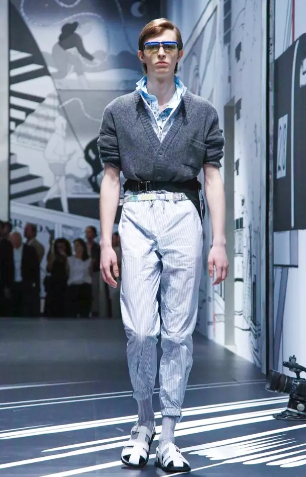 PRADA MENSWEAR orisun omi ooru 2018 MILAN37