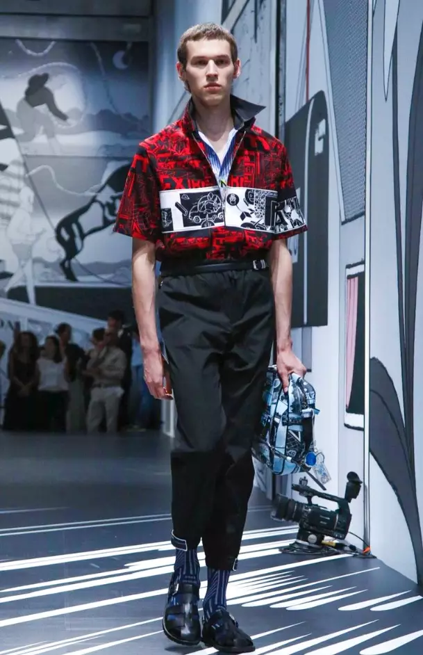 PRADA MENSWEAR SPRING HLOBO 2018 MILAN5