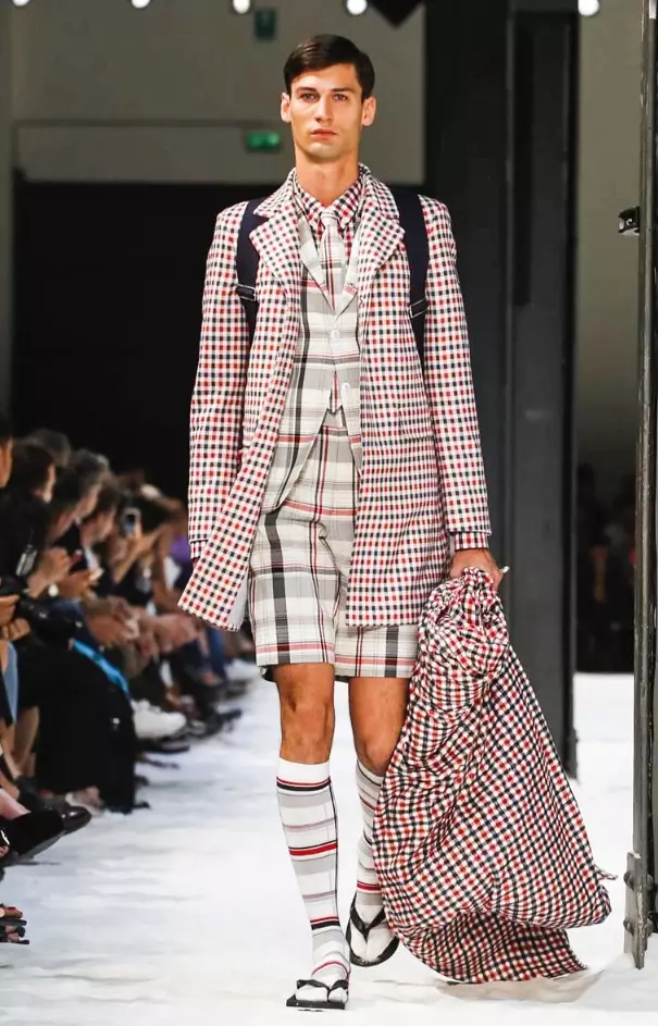 MONCLER GAMME BLEU FÉRFI RUHA, 2018. TAVASZI NYÁR MILÁN14