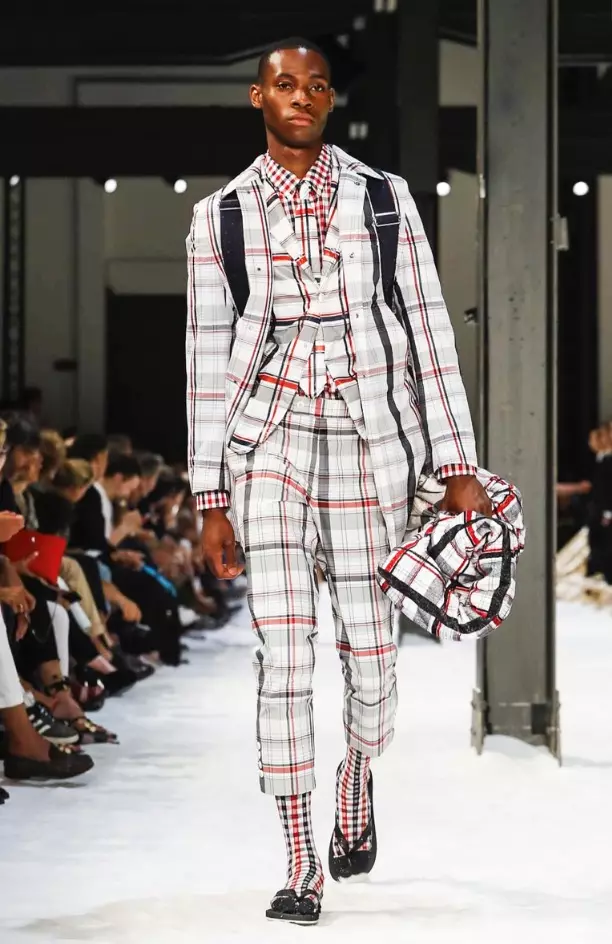 MONCLER GAMME BLEU MENSWEAR वसन्त समर 2018 MILAN18