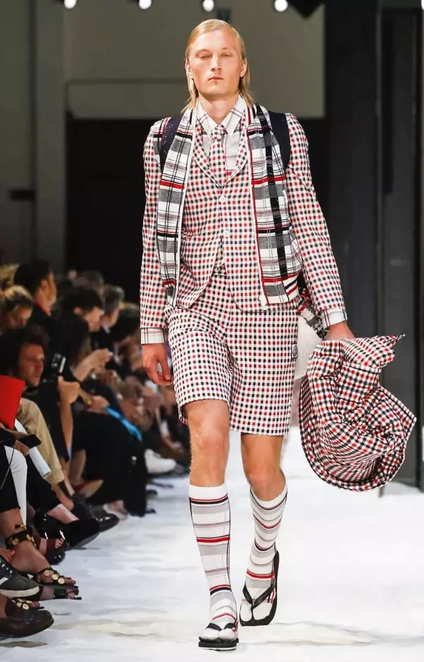 MONCLER GAMME BLEU MENSWEAR वसन्त समर 2018 MILAN23