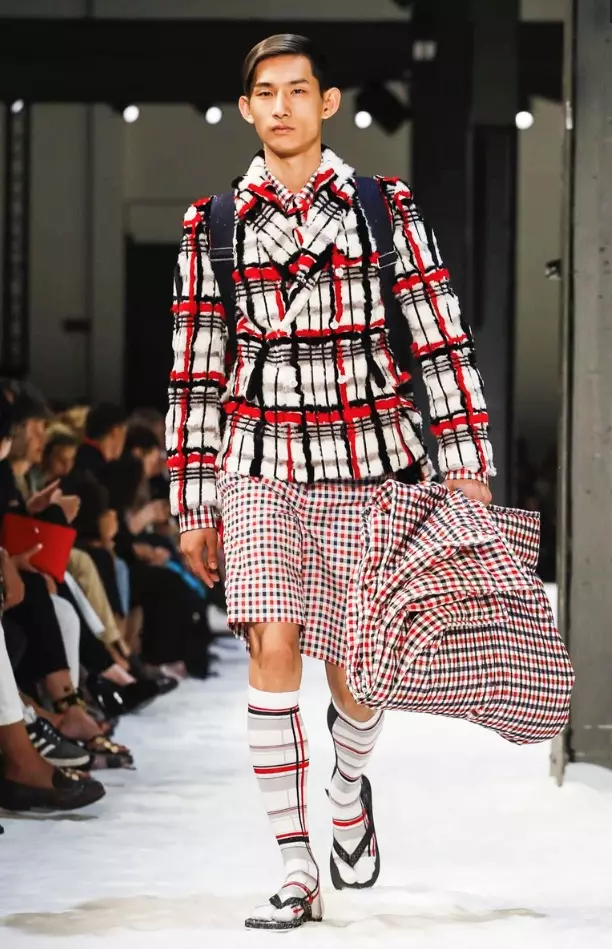 MONCLER GAMME BLEU FÉRFI RUHA, 2018. TAVASZI NYÁR MILÁN27